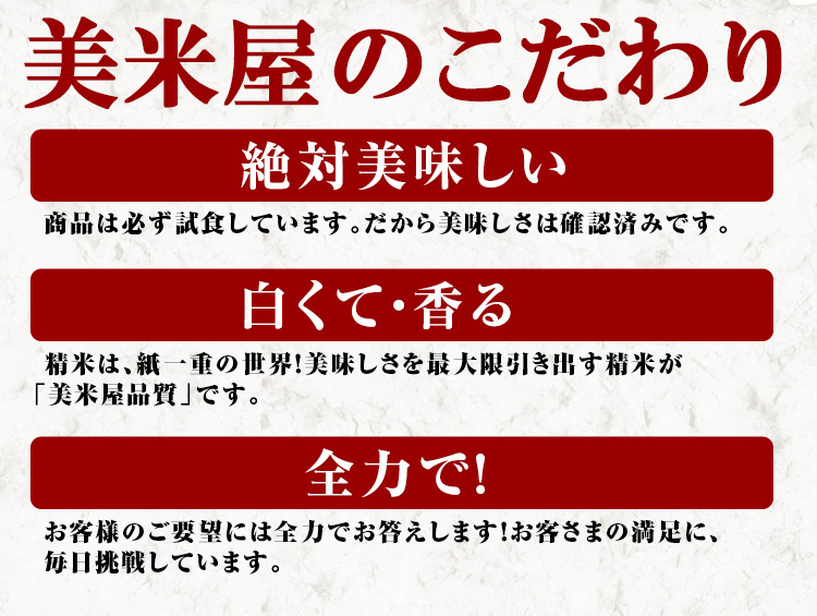 安心の美味しさ保障